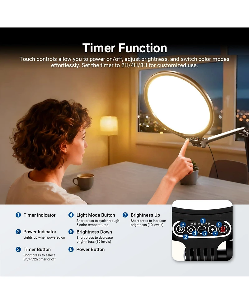 Neewer R10 Ring Light with 15W, 6500K
