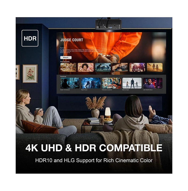 Optoma GT2400Hdr 4200 Lumen Full HD Short Throw Laser Dlp Projector Hdmi HdR