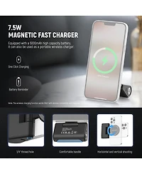 Neewer Ws-25001 Camera Tripod with 18W, 5000mAh for select iPhone models