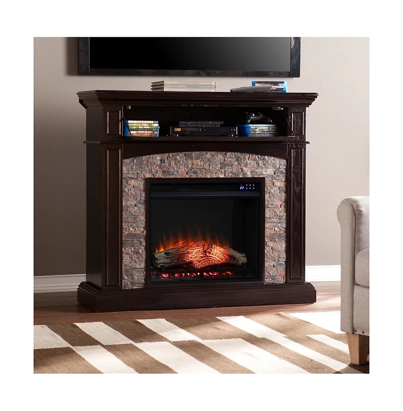 Augusta Home Grantham Convertible Touch Screen Electric Fireplace