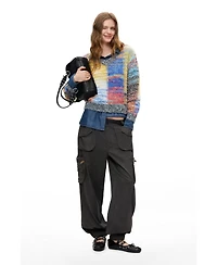 Desigual Women's Chunky knit cropped sweater