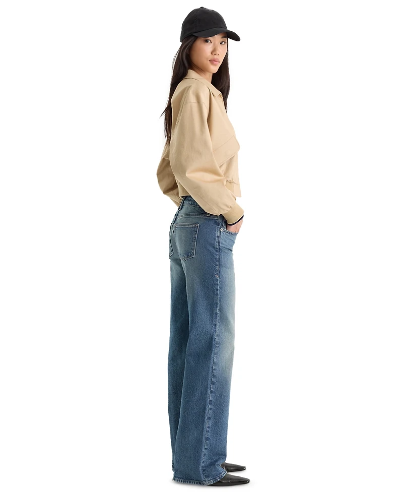 Good American Women's Vintage Low-Rise Bootcut Jeans
