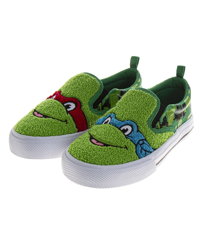 Nickelodeon Little Boys (1-13) Teenage Mutant Ninja Turtles Boys' Slip-On Canvas Shoes