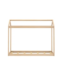 Max & Lily Twin House Bed Blonde And Floating Headboard for Bunks, 945 x 535mm