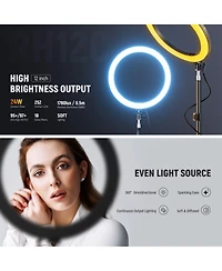 Neewer RH12C Ring Light with 24W, 10000K, CRI95 for select iPhone models
