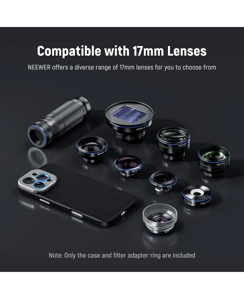 Neewer PA083P Camera Lens Accessory for select iPhone models