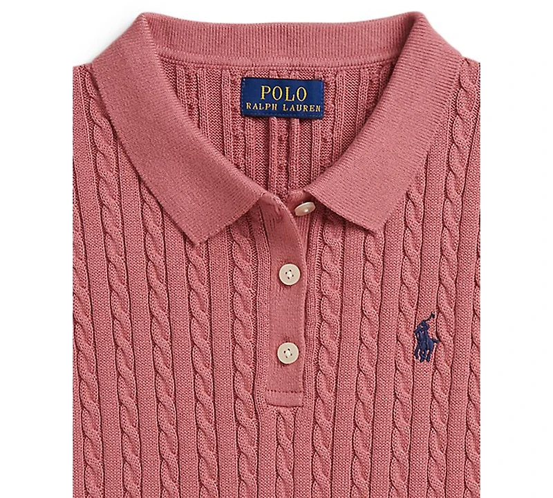 Polo Ralph Lauren Girls' 7-16 Short-Sleeve Sweater