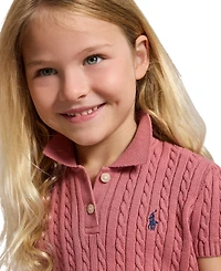 Polo Ralph Lauren Girls' 2T-6X Short-Sleeve Sweater