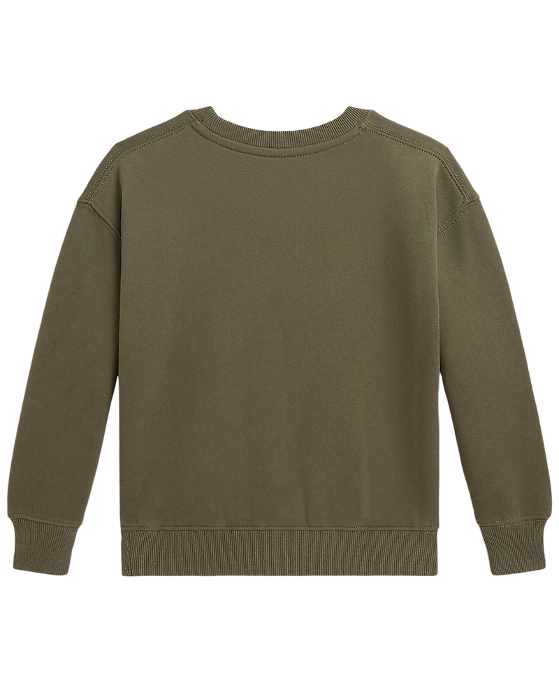 Polo Ralph Lauren Girls' 2T-6X Bear Long-Sleeve Sweatshirt