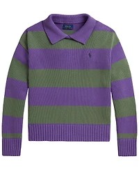 Polo Ralph Lauren Girls' 7-16 Long-Sleeve Polo Sweater