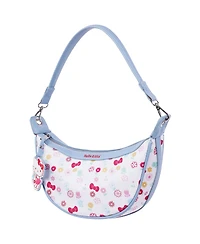 Sanrio Hello Kitty Floral Print Top Zip Shoulder Bag