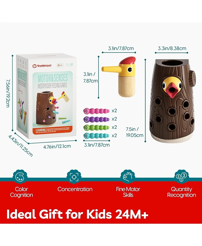 Top Bright Magnetic Bird Feeding Game Toys For Kids Fine Motor Skills Toy Preschool Learning Activities Toy For Toddler