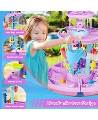Gnuadz Water Tables Kids Umbrella Beach Sandbox Summer Outdoor Play