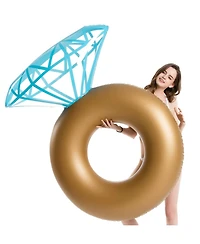 Aofar Inflatable Ring Pool Float Engagement Bachelorette Party Tube