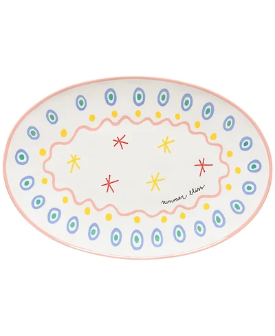 Costa Nova Summer Bliss 16" Oval Platter