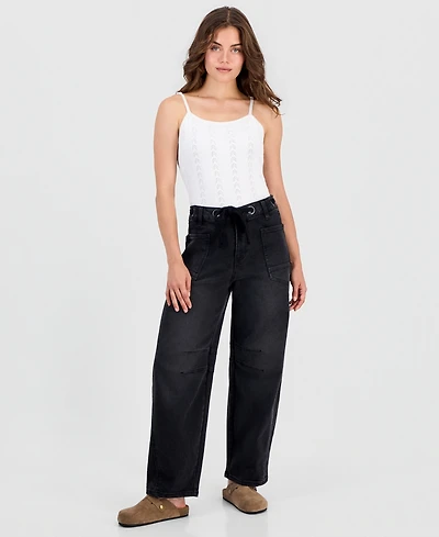And Now This Petite Barrel Leg Jeans, Macy's Exclusive