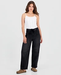 And Now This Petite Barrel Leg Jeans, Macy's Exclusive