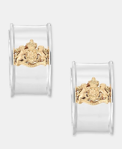 Lauren Ralph Lauren Logo Hoop Earrings