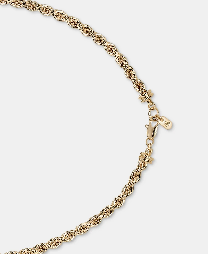 Lauren Ralph Lauren Imitation Pearl Rope Chain Lariat Necklace, 17"