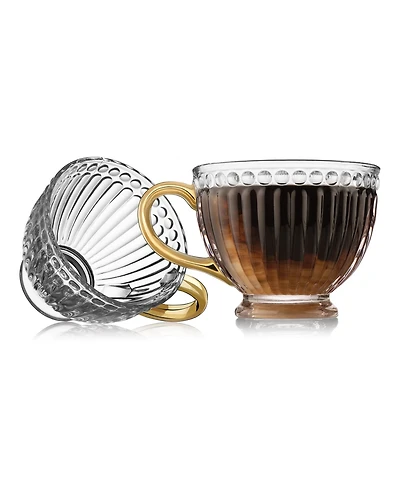 Godinger Triumph Oversized Coffee Mugs, Set of 4