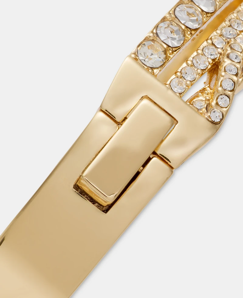 Givenchy Pave Twist Bangle Bracelet