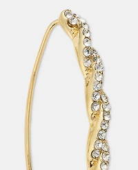 Givenchy Pave Twist Threader Earrings