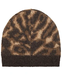 Lauren Ralph Lauren Ocelot Pattern Knit Beanie