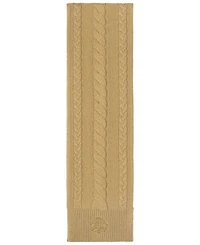 Lauren Ralph Metallic Direct Embroidery Cable Scarf