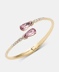 Givenchy Crystal Pear-Shape Bypass Bangle Bracelet