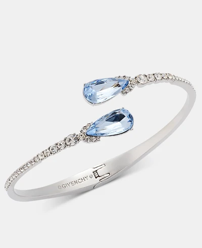 Givenchy Crystal Pear-Shape Bypass Bangle Bracelet