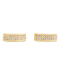 Coach Faux-Stone Pave Huggie Earrings