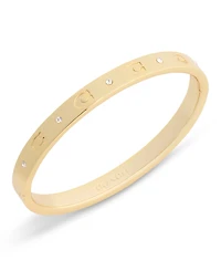 Coach Faux-Stone Signature C Stone Bangle Bracelet