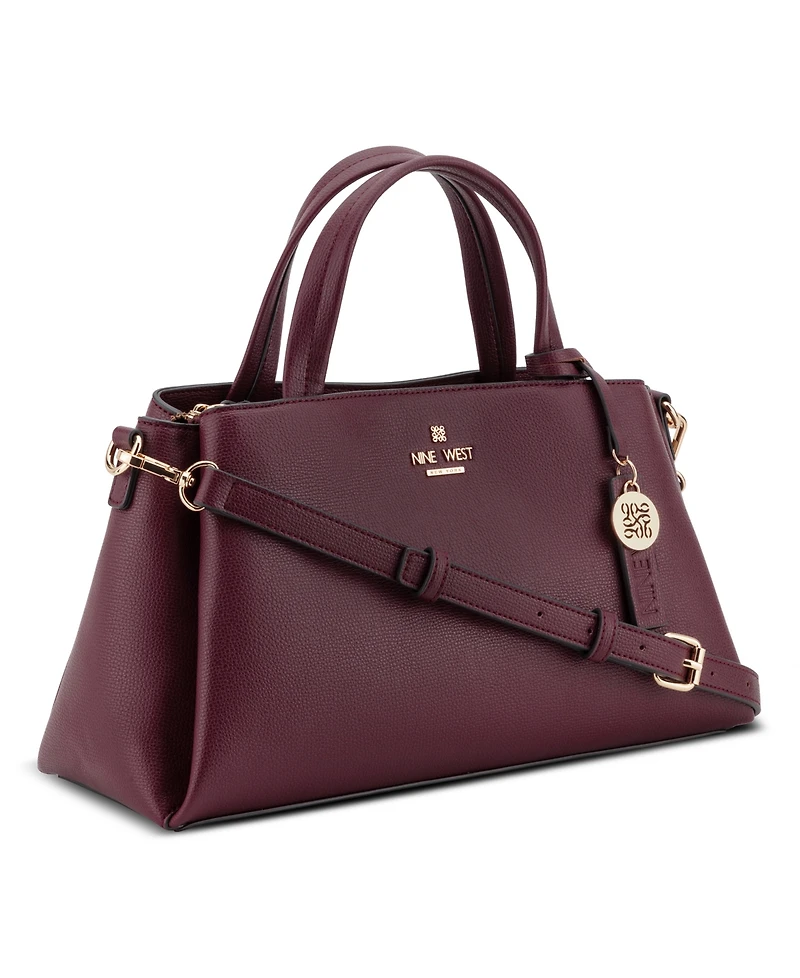 Nine West Luela Large Top Handle Satchel Handbag