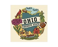 Tf Publishing Paper Goods 2027 Home Ohio Wall Calendar