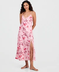 I.n.c. International Concepts Women's Lace-Trim Satin Nightgown, Exclusively at Macy's
