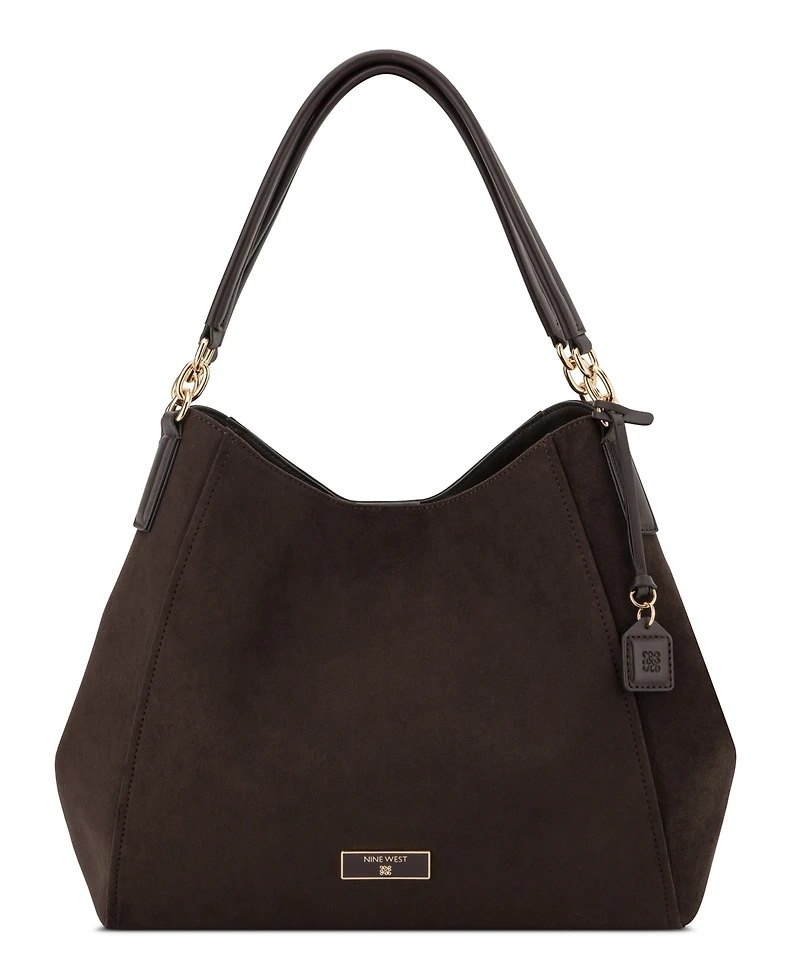Nine West Deacon Triple Compartment Large Shoulder Handbag