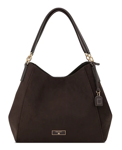 Nine West Deacon Triple Compartment Large Shoulder Handbag