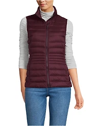 Lands' End Women's Tall Wanderweight Packable Down Vest
