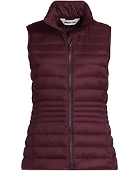 Lands' End Women's Tall Wanderweight Packable Down Vest
