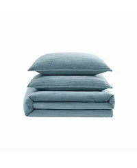 Royal Velvet Wavy Cotton Matte 3-Piece Quilt Set