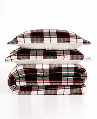 Truly Soft Cuddle Warmth Marlon Plaid 3-Piece Comforter Set