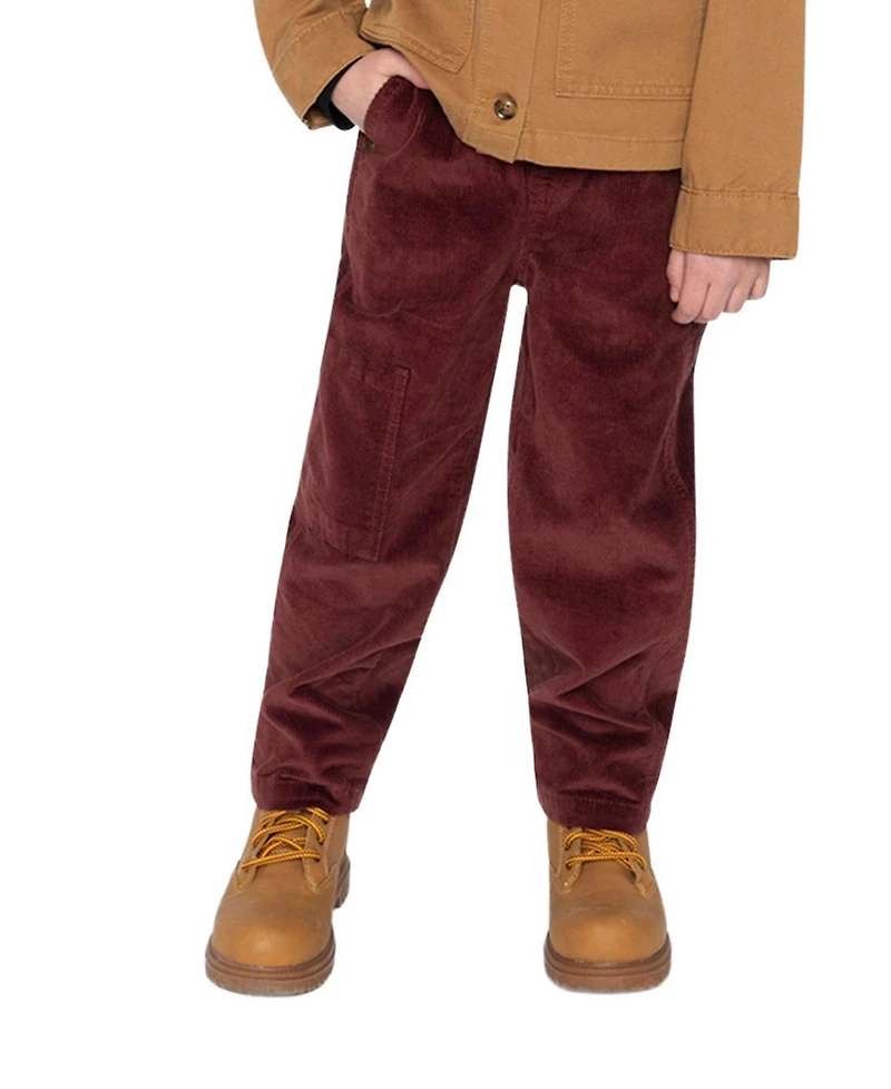 Deux par Baby Boys 12M - 24M Stretch Corduroy Pants with Cargo Pocket