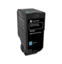 Lexmark CX725 Cyan High Yield Return Program Laser Toner Cartridge, Up to 16000 Page Yield