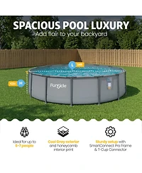 Funsicle 14' x 42" Oasis Round Above Ground Swimming Pool Set