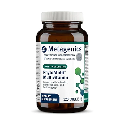 Metagenics PhytoMulti Multivitamin Without Iron for Men and Women with 20 Plus Vitamins, Minerals and Phytonutrient 120 Tablets