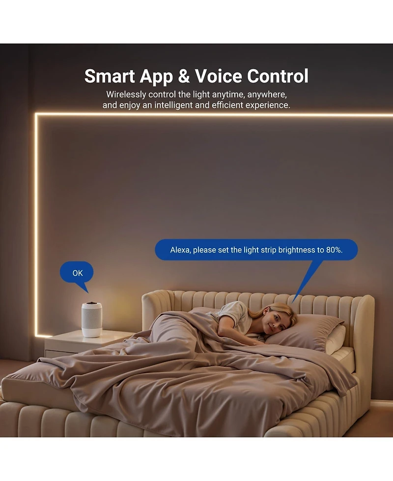Neewer NS01 Camera and Photo Accessory with 16.4ft, Rgb for Google Assistant Alexa