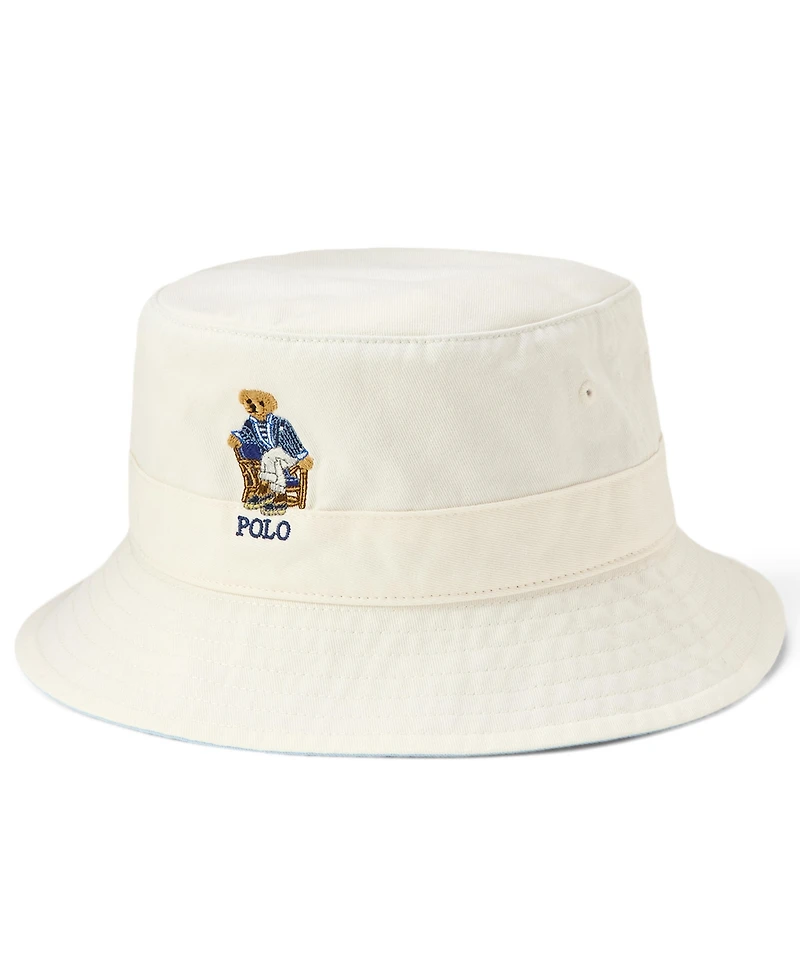 Polo Ralph Lauren Men's Bear Twill Bucket Hat