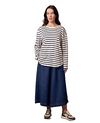 Celtic & Co. Women's Button Back Heavyweight Jersey Top
