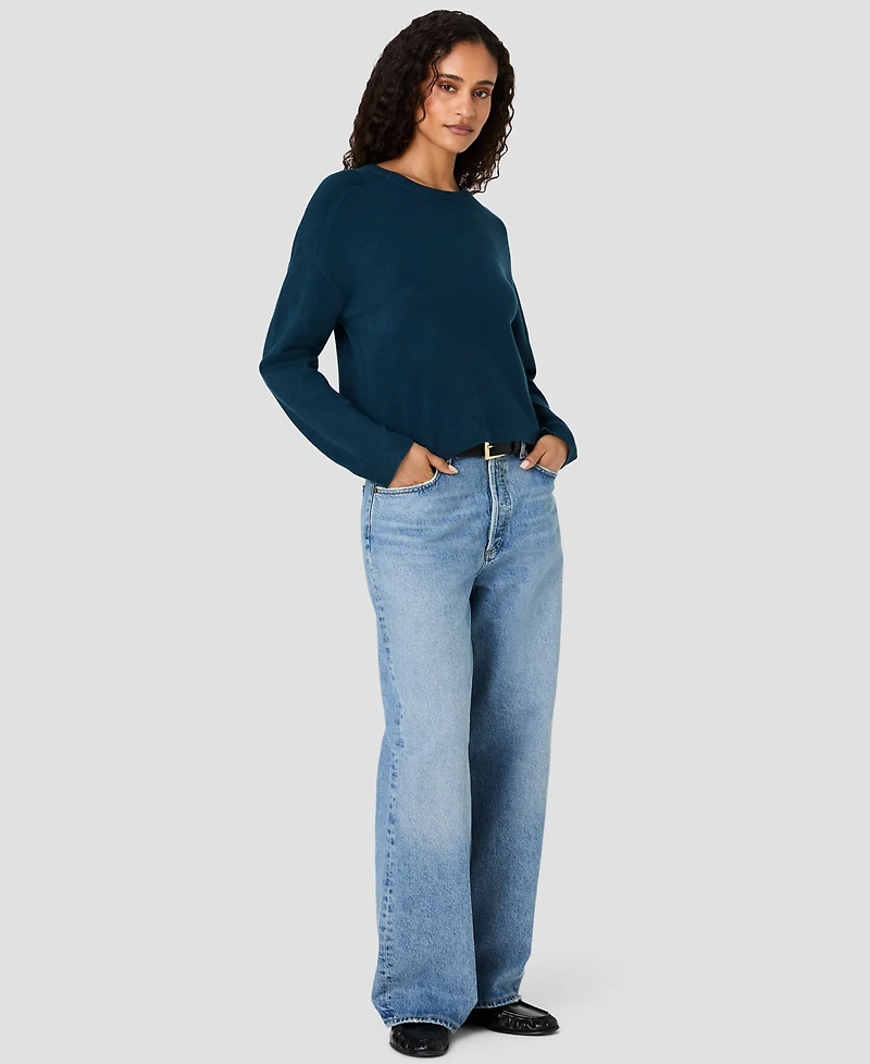 French Connection Women's Babysoft Oversized Crewneck Long-Sleeve Sweater