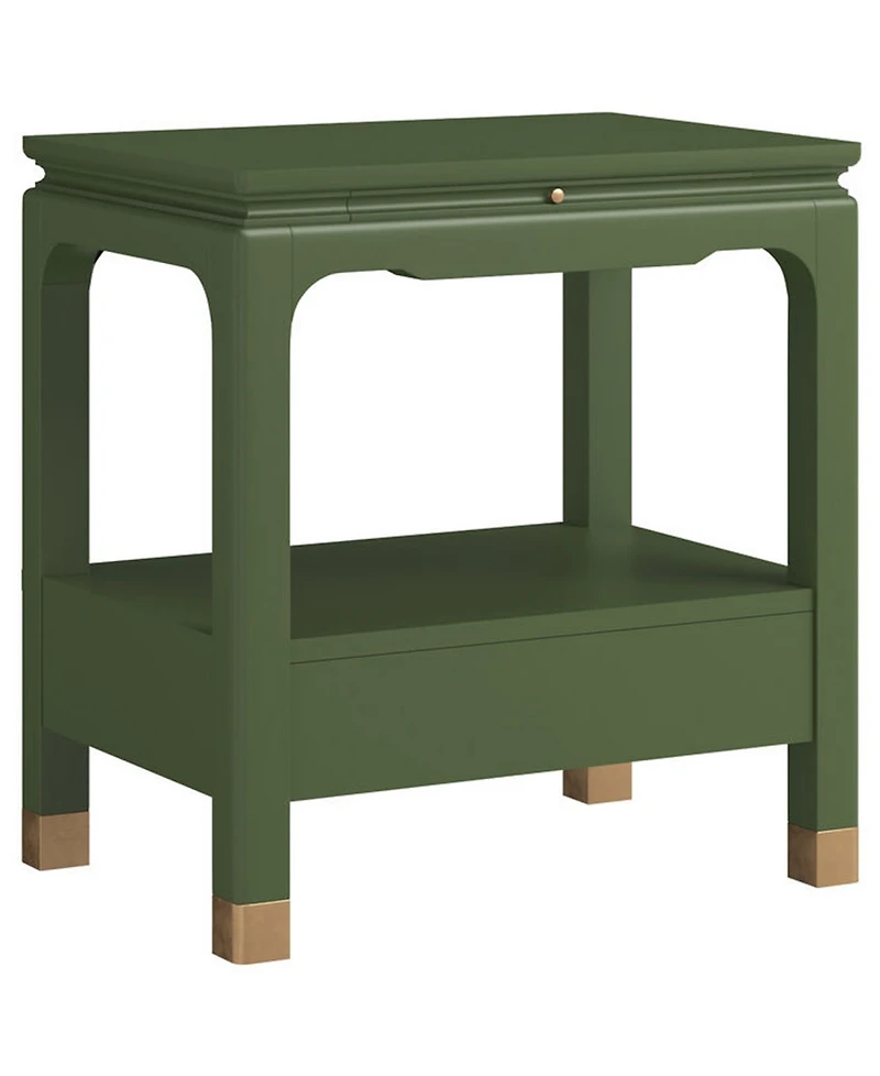 A.r.t. Furniture Eave 25.5" Wood Single Shelf & Drawer Bedside Table